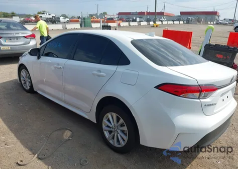 2025 Toyota Corolla Hybrid Le from USA, damaged, VIN JTDBCMFEXS3096375